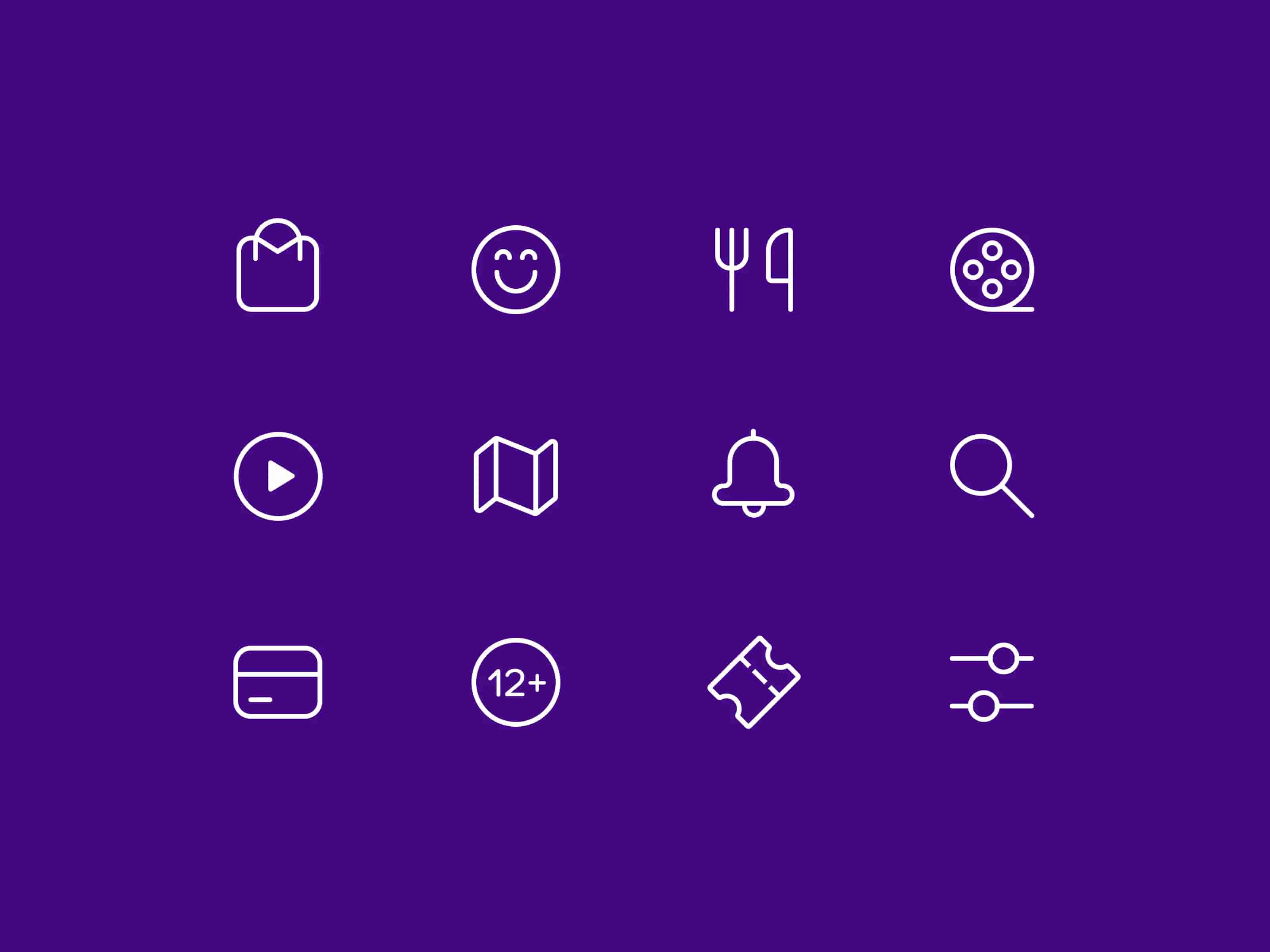 Set of icons