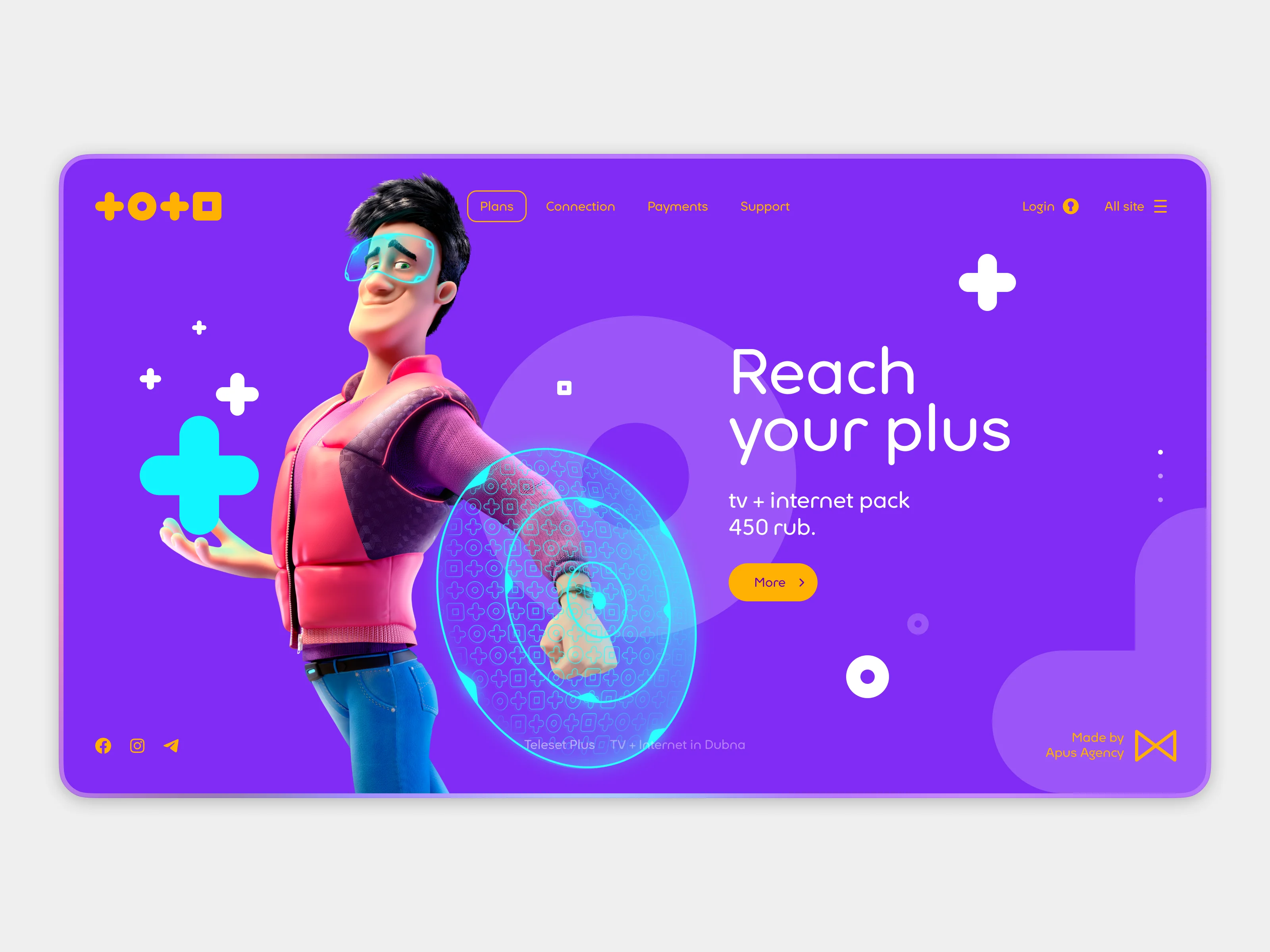 Teleset Plus homepage